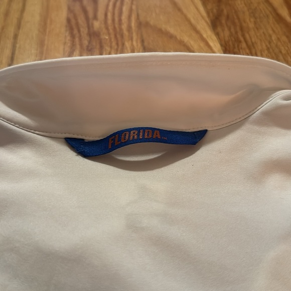 Florida Gators Air Jordan Dri-Fit Polo Men's White/Light Gray New - Picture 6 of 7